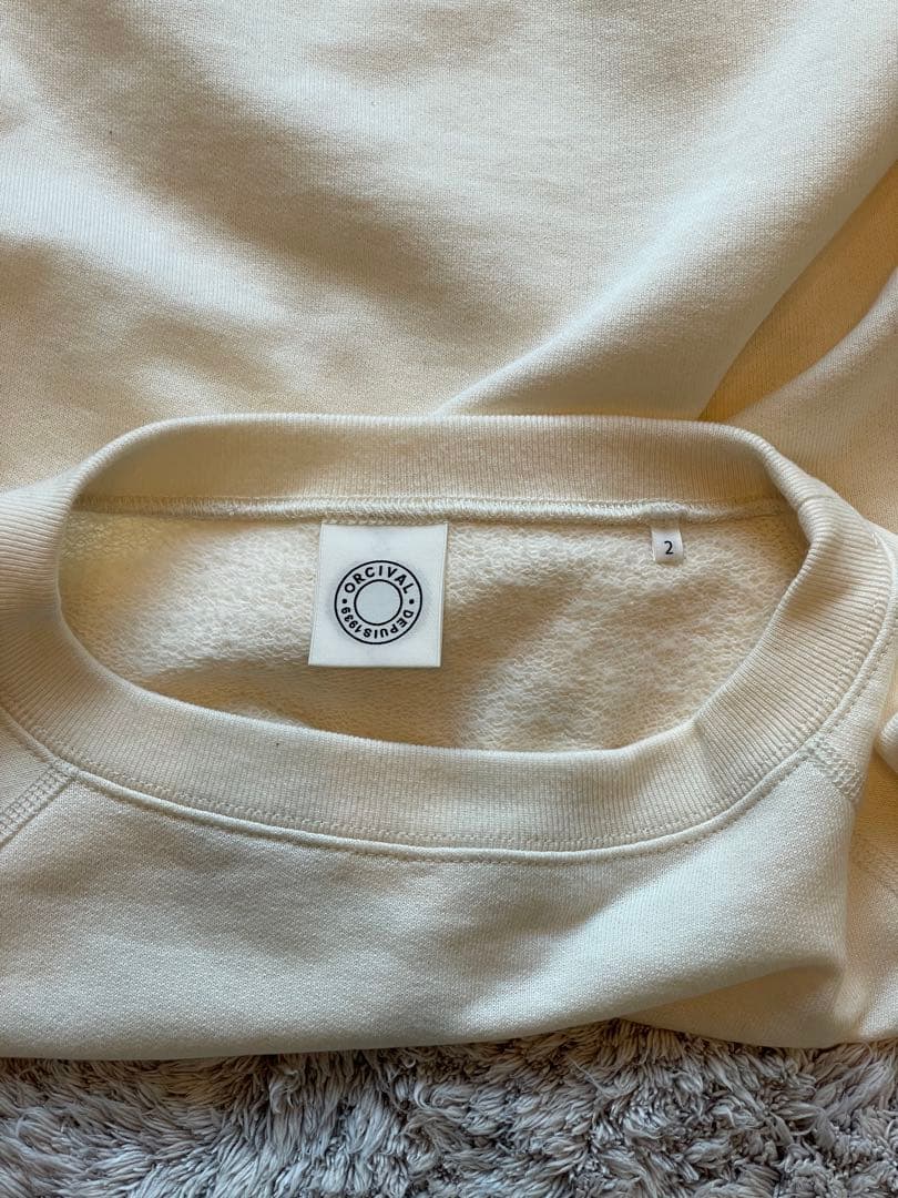 最終お値下げ！ORCIVAL オーシバル　ボートネックスウェット　エクリュ