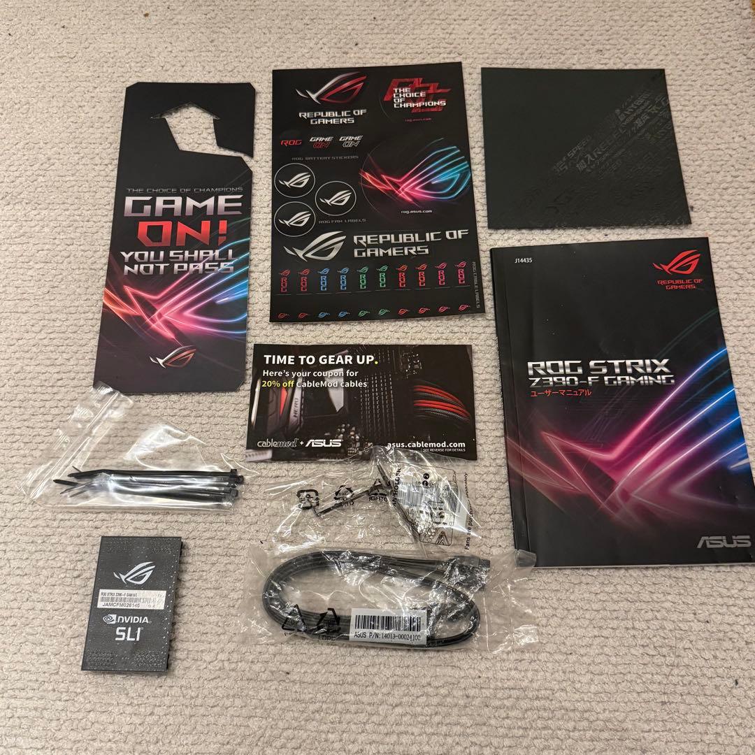 マザーボード ASUS ROG STRIX Z390-F GAMING + i7 9700K