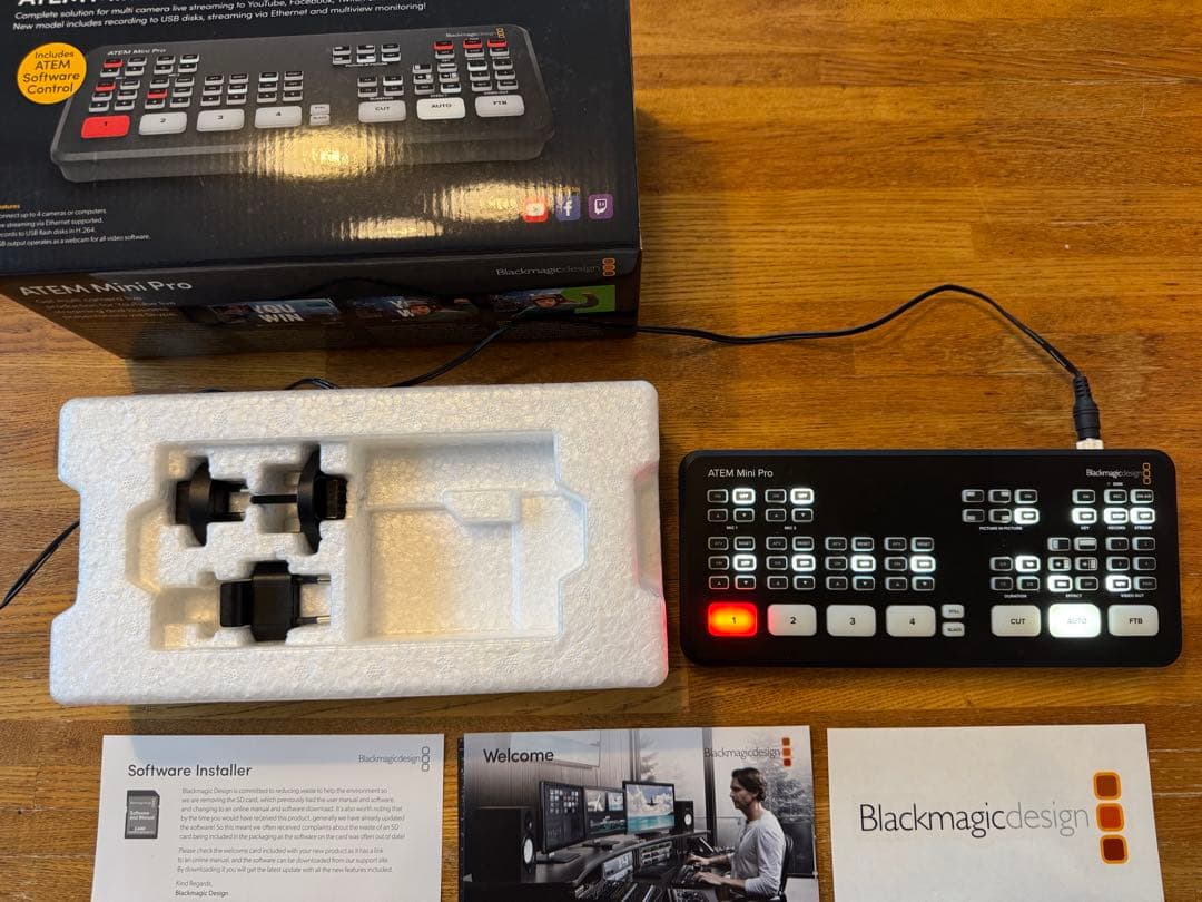 【タイムセール！】【美品】Blackmagic ATEM Mini Pro