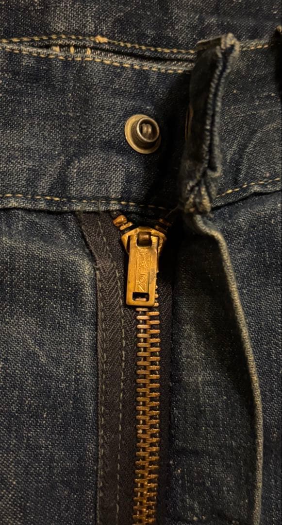 40s 50s ペインター TALON ピンロック UNION MADE 縦落ち