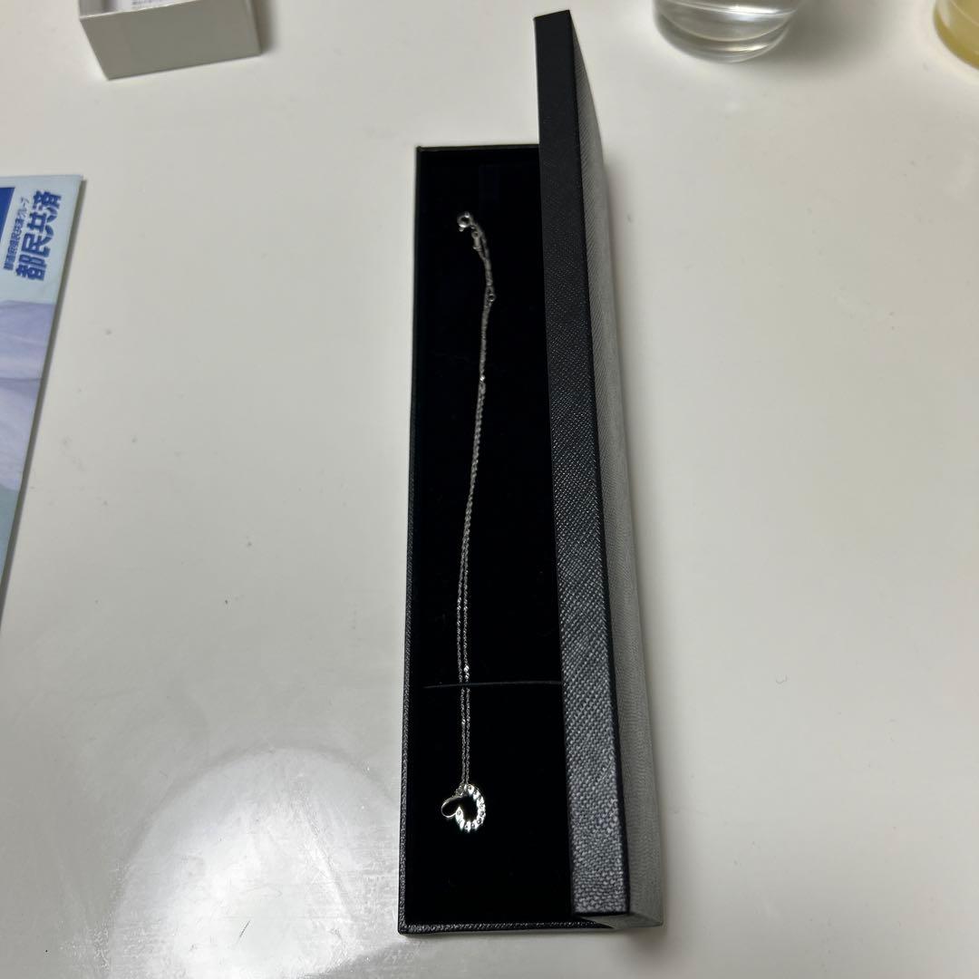 プラチナハートネックレス