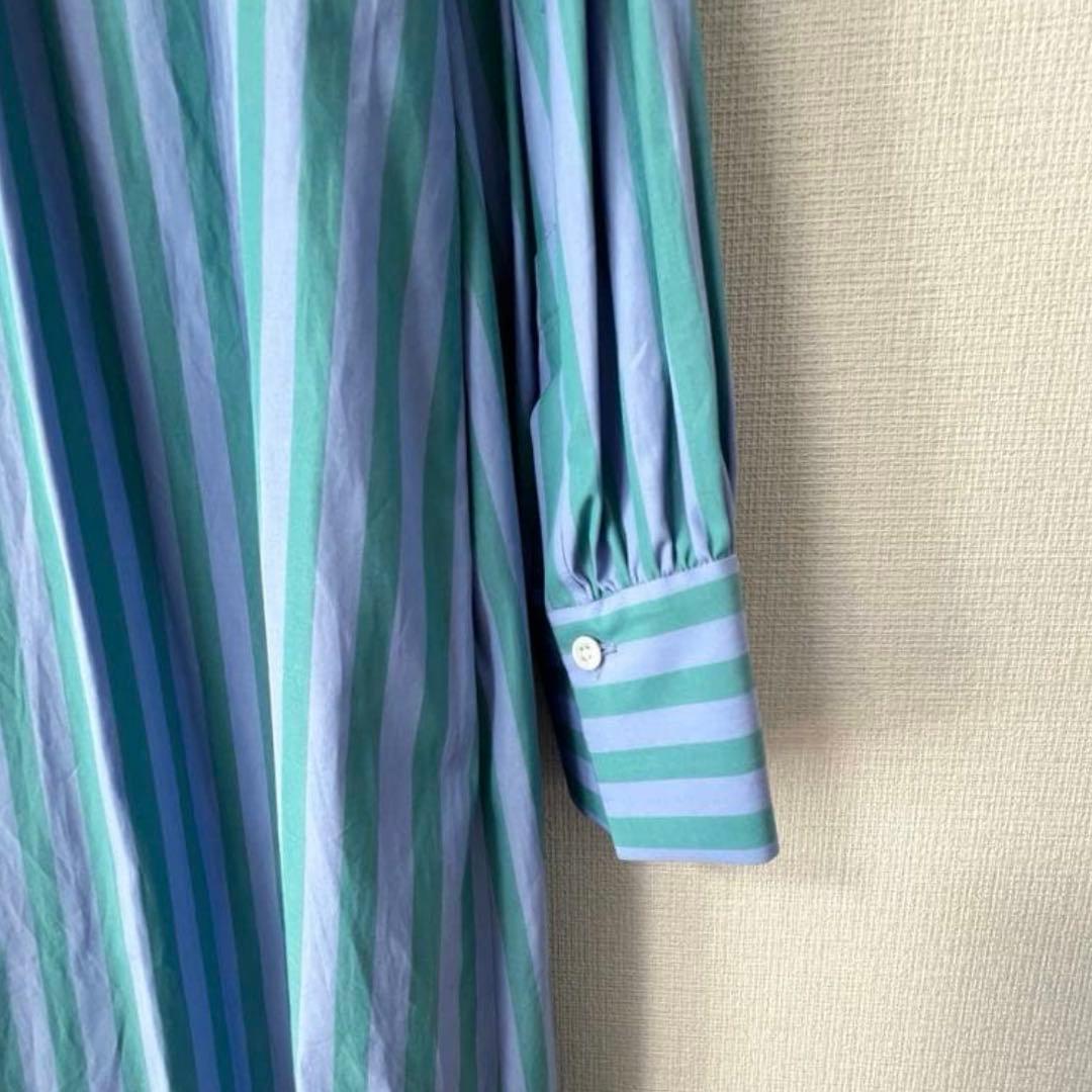 新品タグ付き　ユナイテッドアローズ　ストライプワンピース　コットン　日本製　M