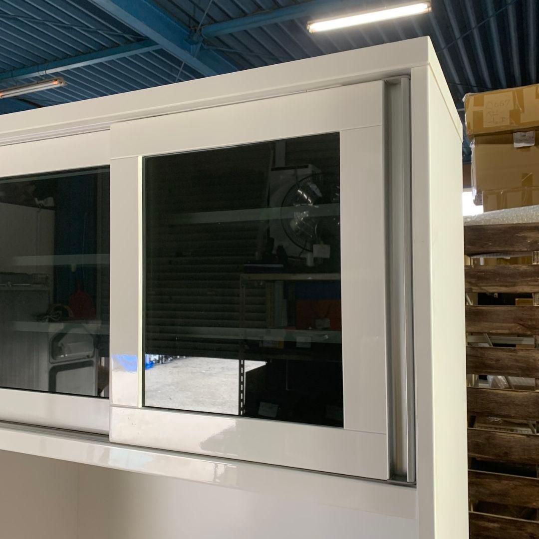 G674\" 近藤産業 W900 食器棚 キッチンボード カラー ホワイト