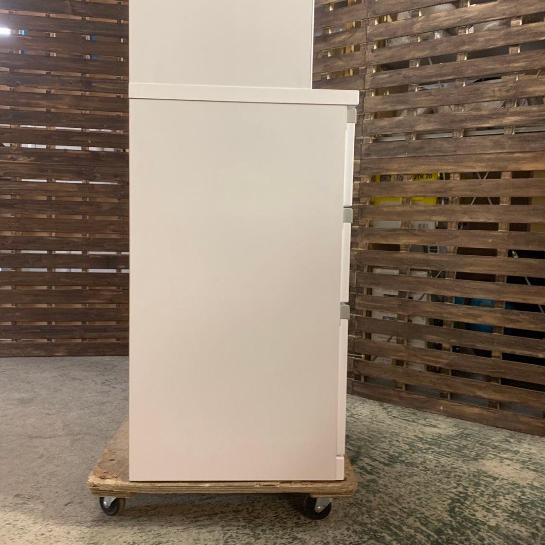 G674\" 近藤産業 W900 食器棚 キッチンボード カラー ホワイト