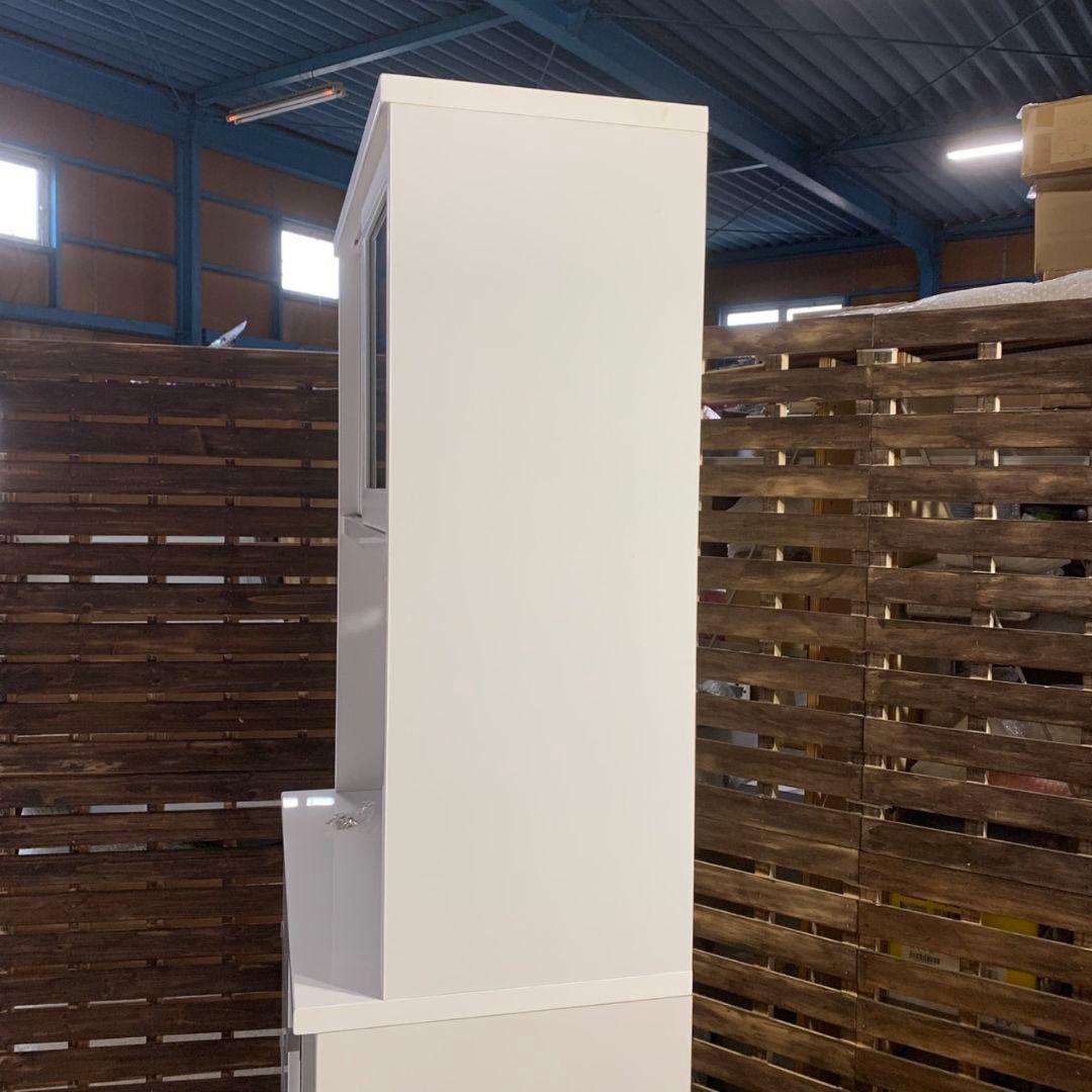 G674\" 近藤産業 W900 食器棚 キッチンボード カラー ホワイト