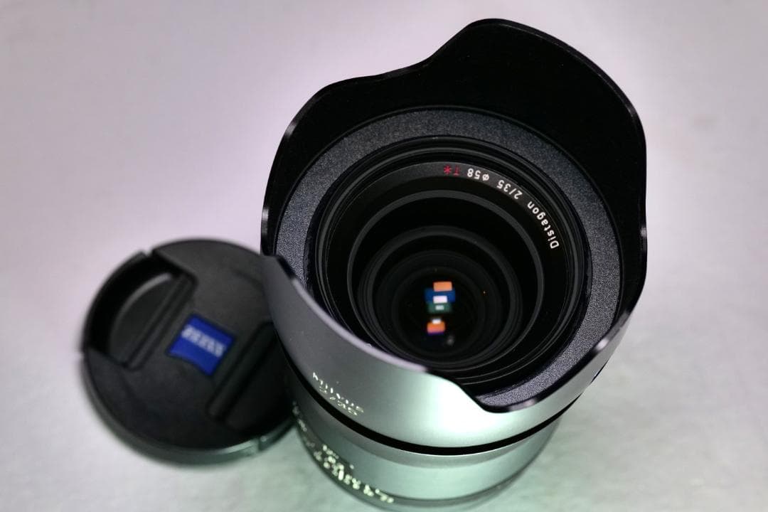 中古 Carl Zeiss Milvus 35mm F2 ニコンF 単焦点
