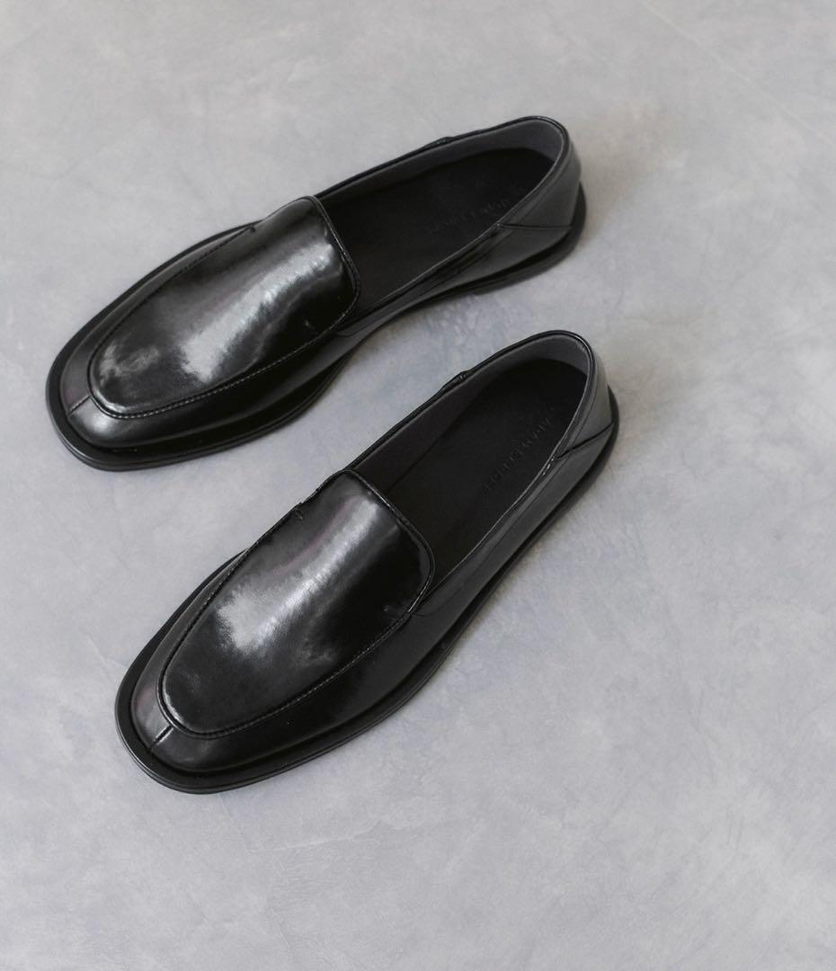 ADAM ET ROPE' ミニマルデザインローファー　23.5㎝　ブラック