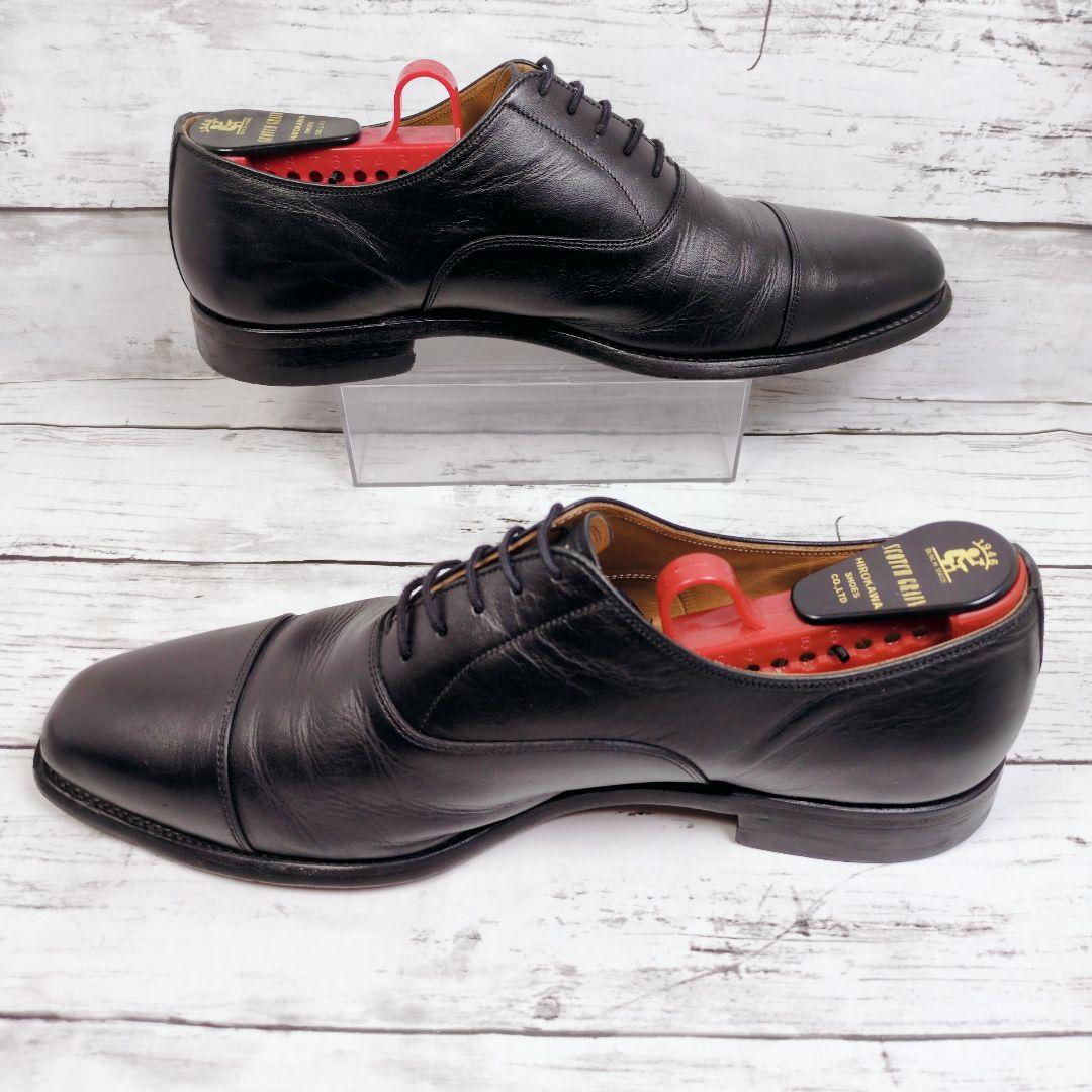 【スコッチグレイン】5100 黒 レザー ストレートチップ 25cm