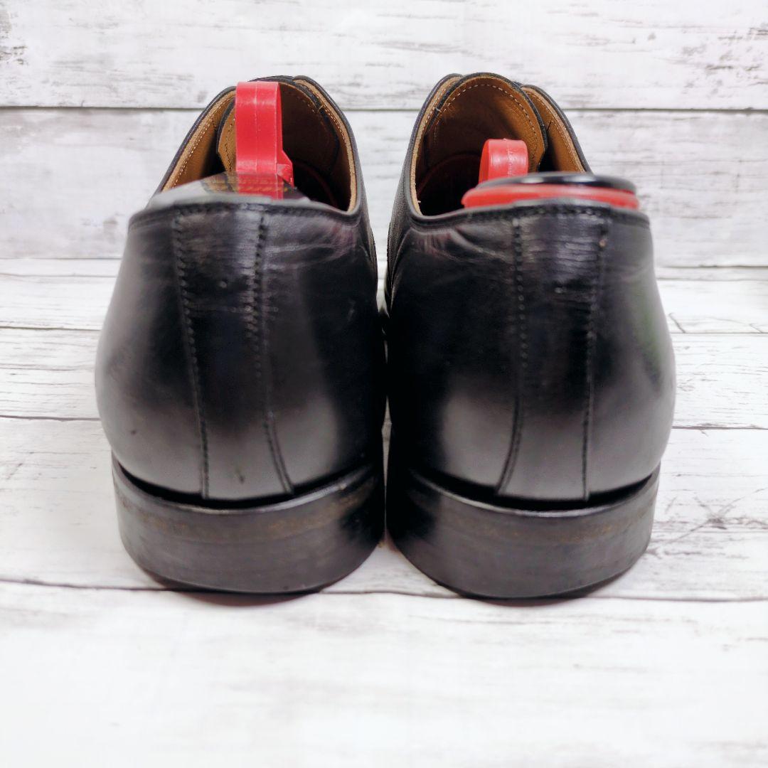 【スコッチグレイン】5100 黒 レザー ストレートチップ 25cm