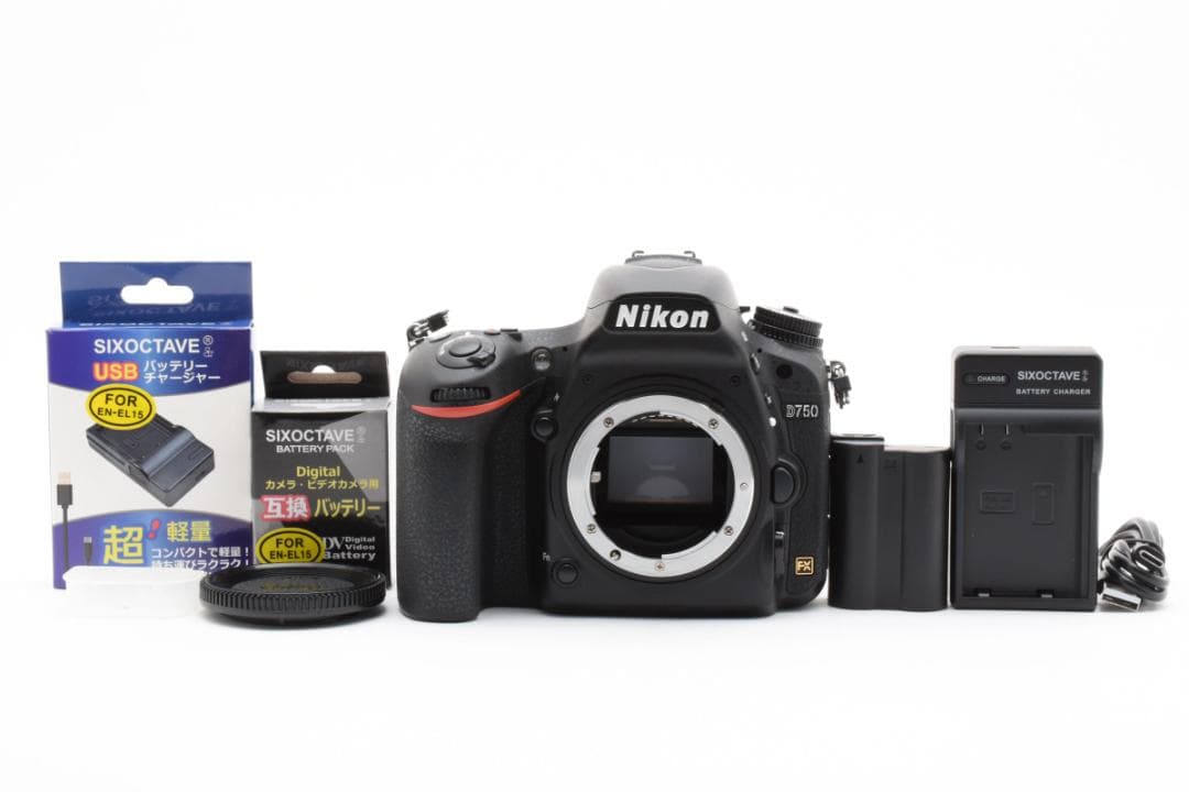新品級 NIKON D750 デジタル ボディ ショット数　8891枚 M372