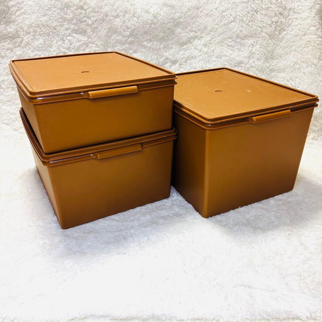 タッパーウェア スーパーケース 大容量 3点セット 収納 衣替え 引っ越し