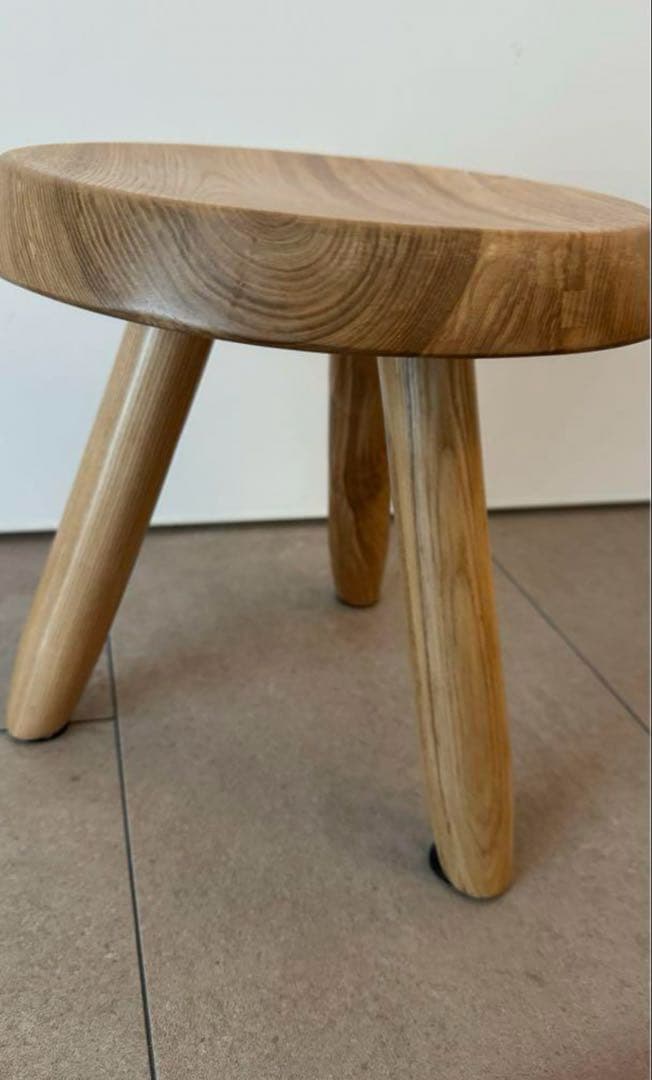 【新品・未使用】ベルジェスツール　カッシーナ　ナチュラル