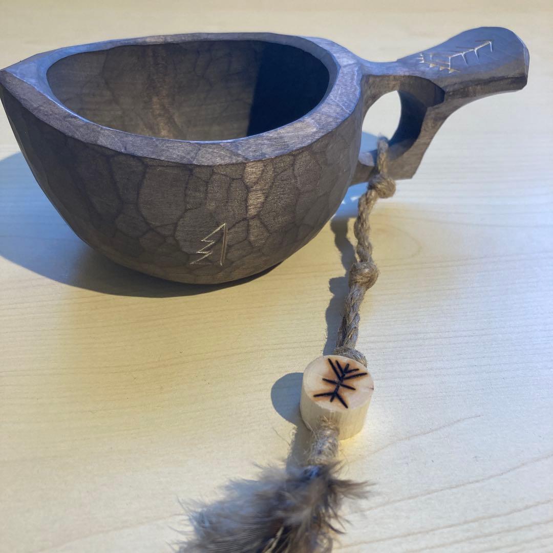 【新品】 ソウルオブシベリア　バードテール　ククサ　No.1004