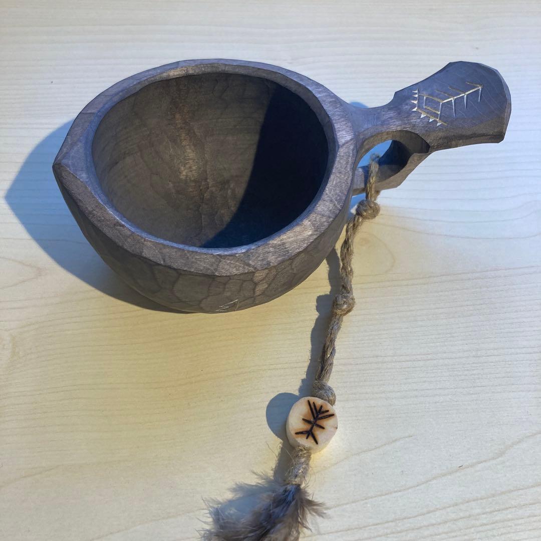 【新品】 ソウルオブシベリア　バードテール　ククサ　No.1004