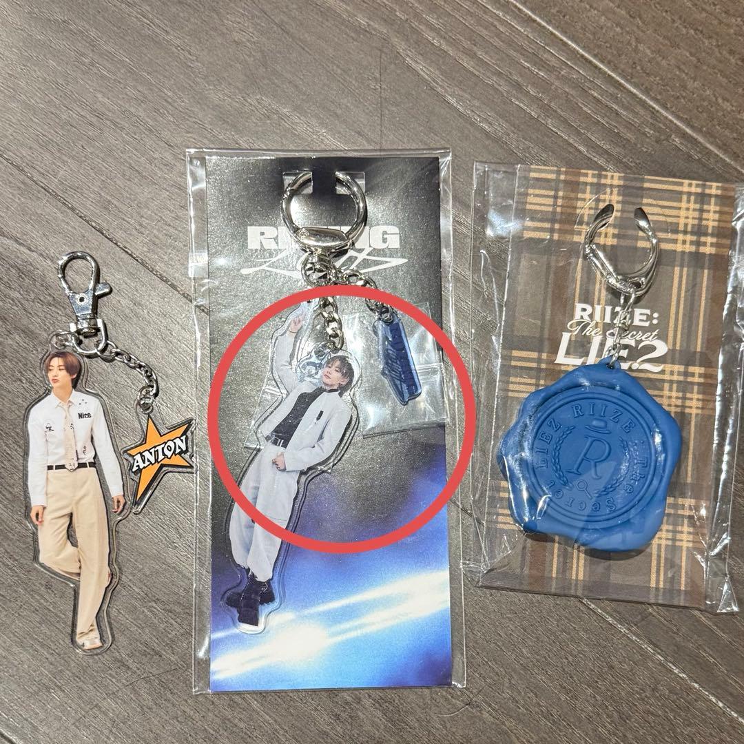 RIIZE アントン モンリョンイ ペンライト ペンライトカバー キーホルダー