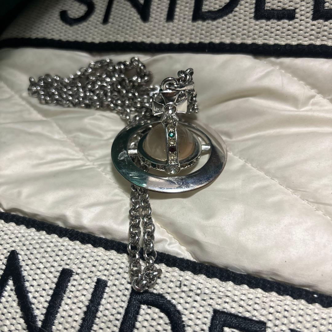 ヴィヴィアンウエストウッド ネックレス ビッグオーブ シルバー