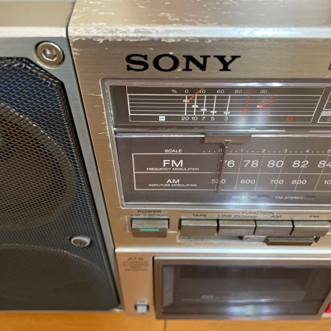 【ジャンク】SONY CFS-F40 ラジカセ FM/AMカセットプレーヤー