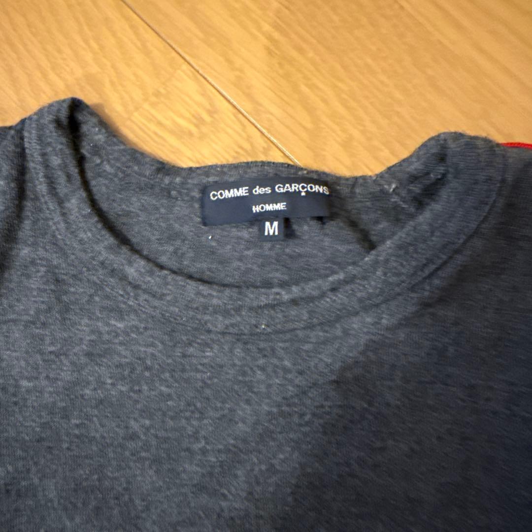 【ウシ】COMME des GARÇONS HOMME グレー長袖セーター