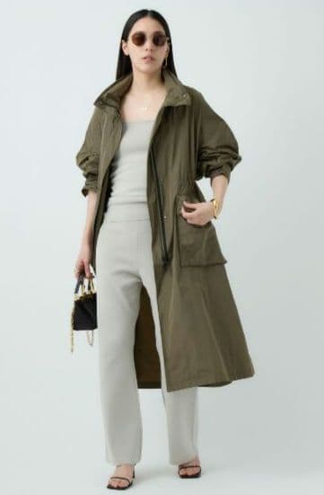 【美品】Chaos プリズムライトコート　カーキ