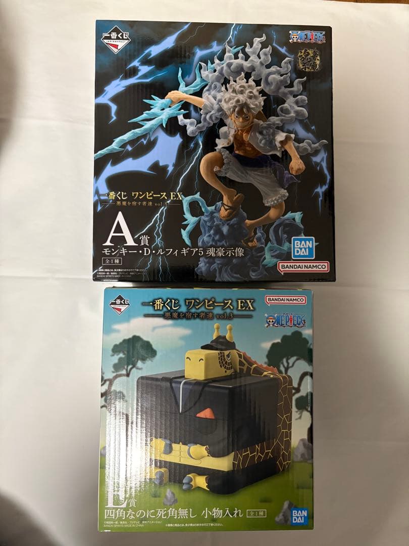 一番くじ ワンピースEX 悪魔を宿す者達 vol.3 ルフィ カク フィギュア