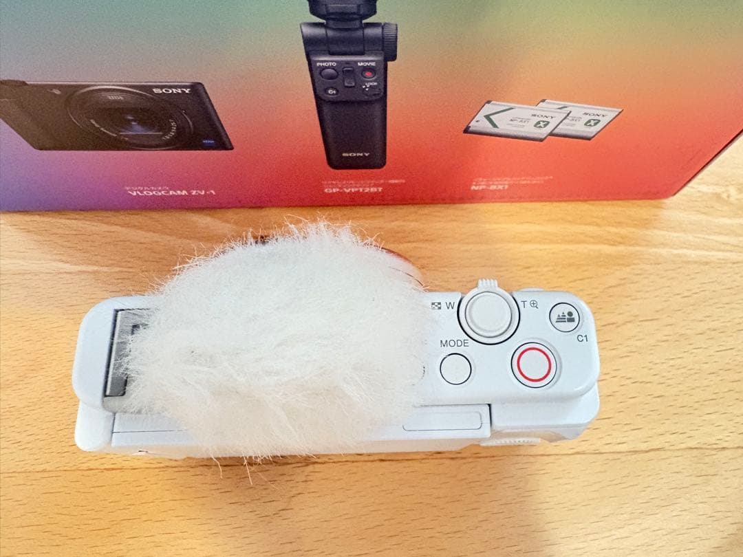 SONY VLOG CAM ZV-1 グリップ付き ホワイト