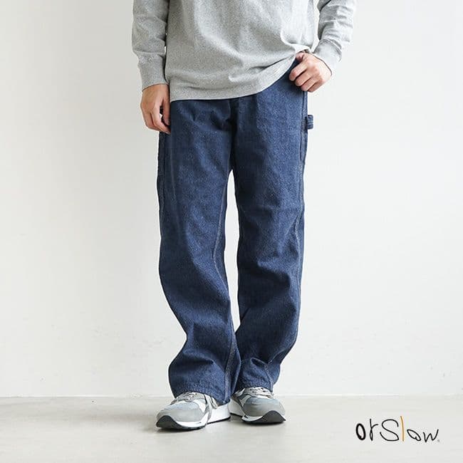 美品◆orSlow オアスロウ ペインターパンツ デニム 日本製