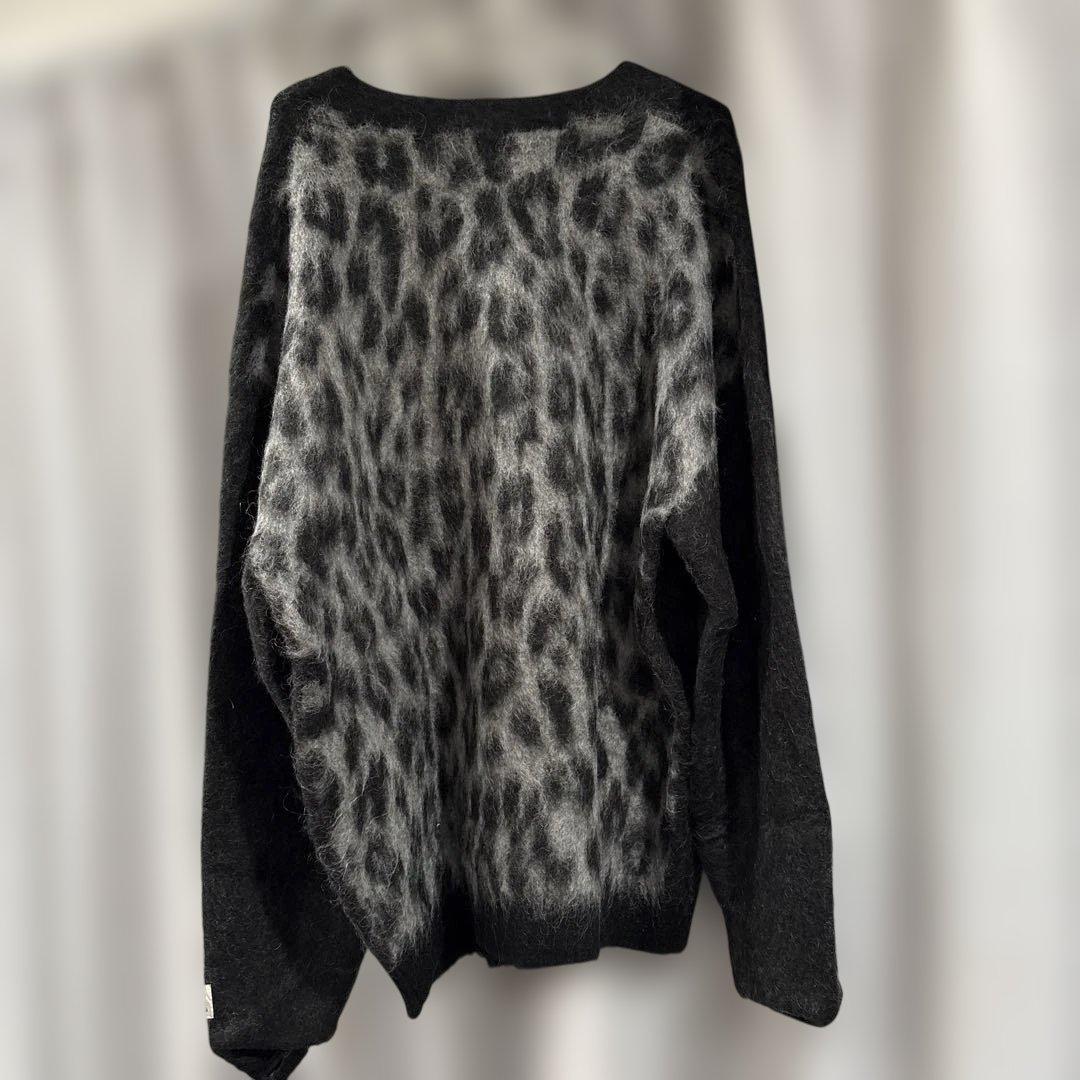 BackWards レオパード柄 カーディガン　ゴルフウェア