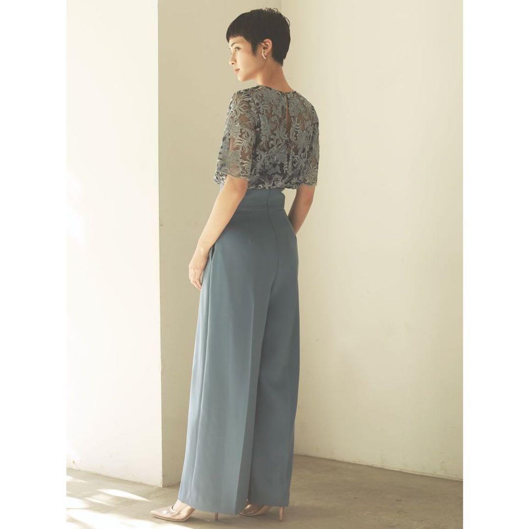 専用　LAGUNAMOON ladyオーバーレースワイドパンツドレス　ミント