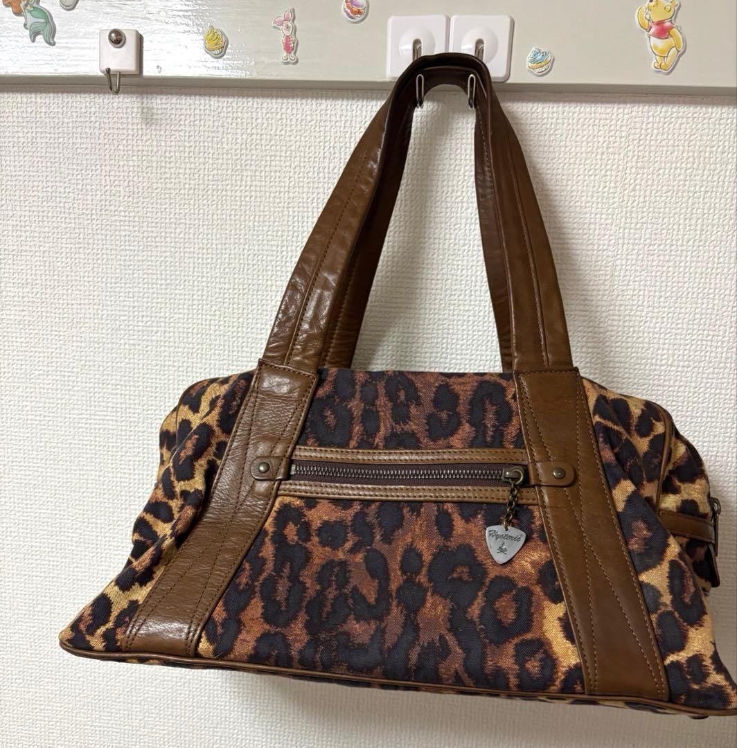 ヒステリックグラマー ヒョウ柄 ボストンバッグ