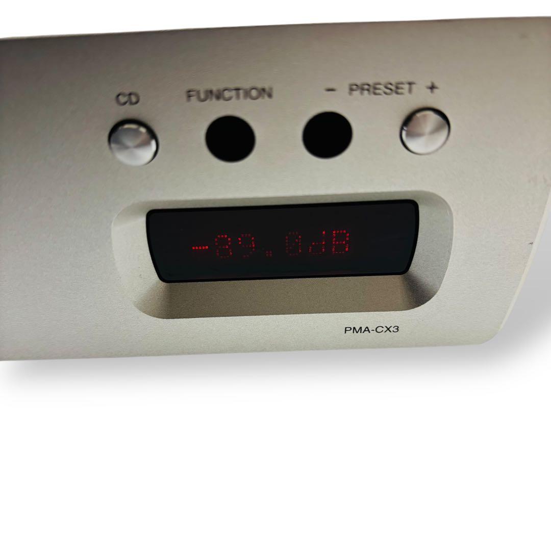 デノン DENON PMA-CX3 プリメインアンプ レシーバー シルバー