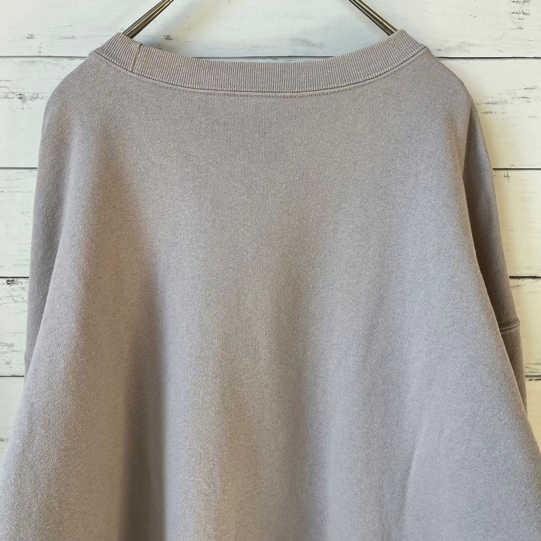 【XXL相当】シュプリームスウェット【グレー】ワンポイントロゴ⭐︎トレーナー