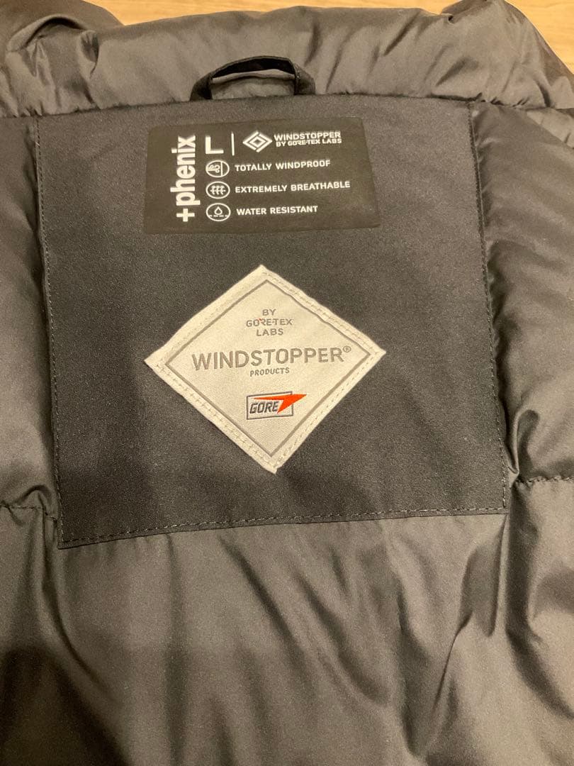 +phenix windstopperゴアテックス ダウンコート
