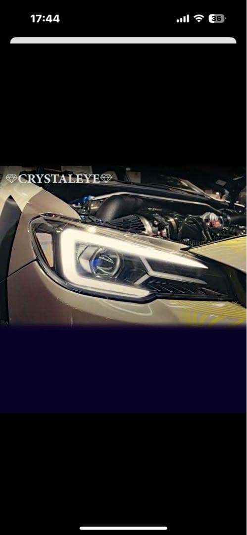 とんこつ　クリスタルアイ　レヴォーグ 、WRX前期用　ヘッドライト未使用品
