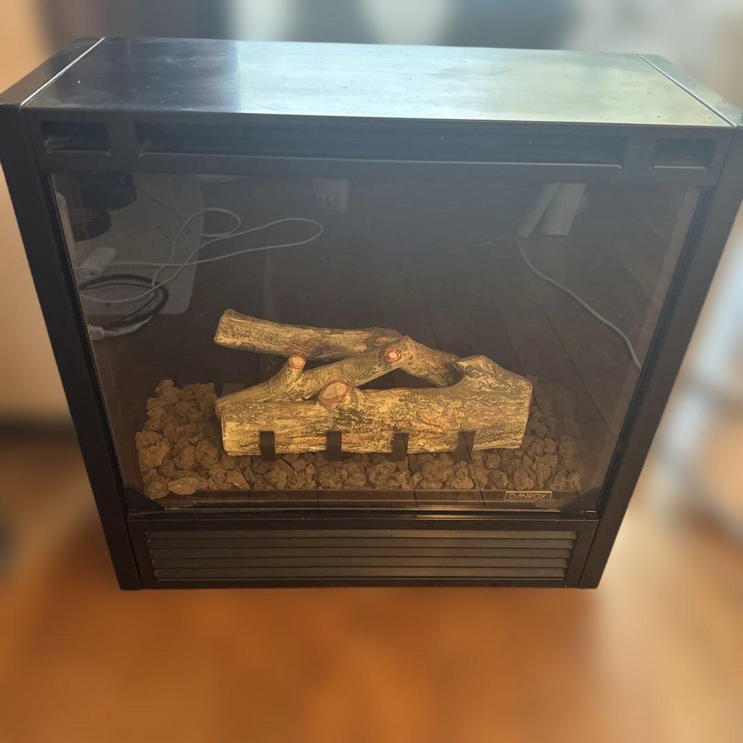 ガス　ストーブ　ヒーター　暖炉　ダンロックス　都市ガス　DANROX 動作ok