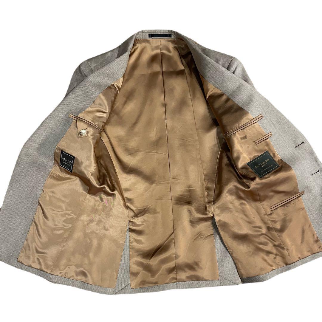 【銀座グローバルスタイル】ドラゴ 3ピーススーツ ベージュ