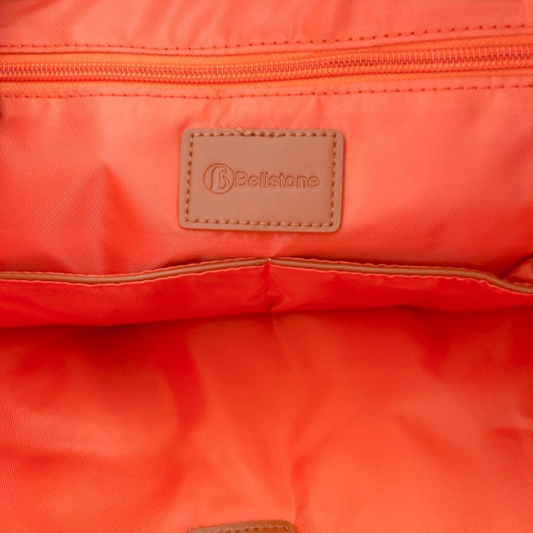 Bellstone ボストンバッグ キャメル 旅行バッグ 男女兼用