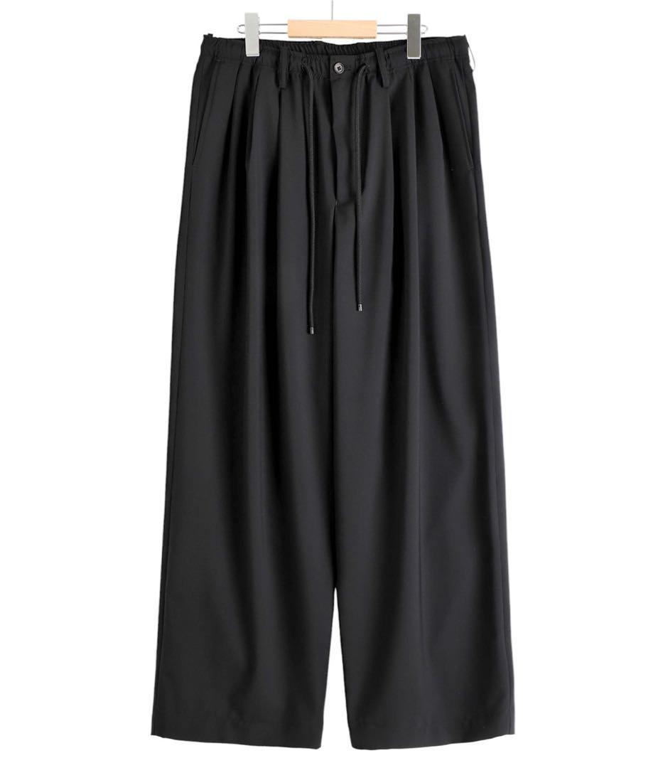 【MARKAWARE 】トリプルプリーテッド イージートラウザーズ 2 美品