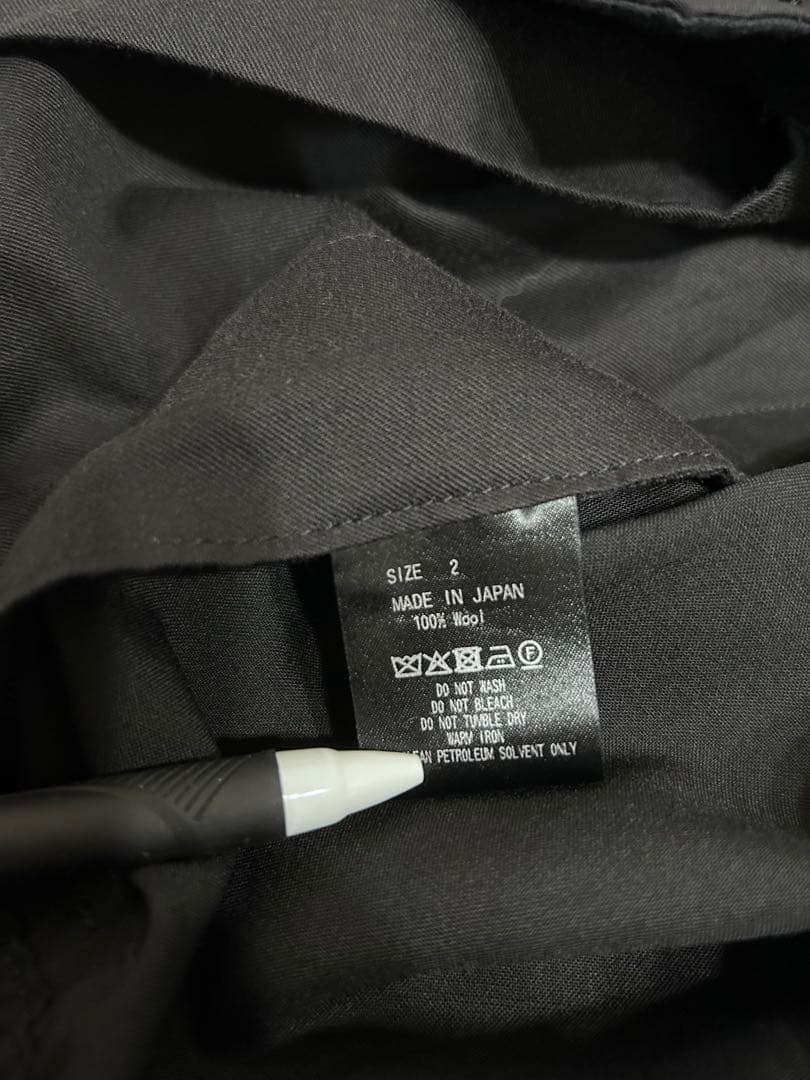 【MARKAWARE 】トリプルプリーテッド イージートラウザーズ 2 美品