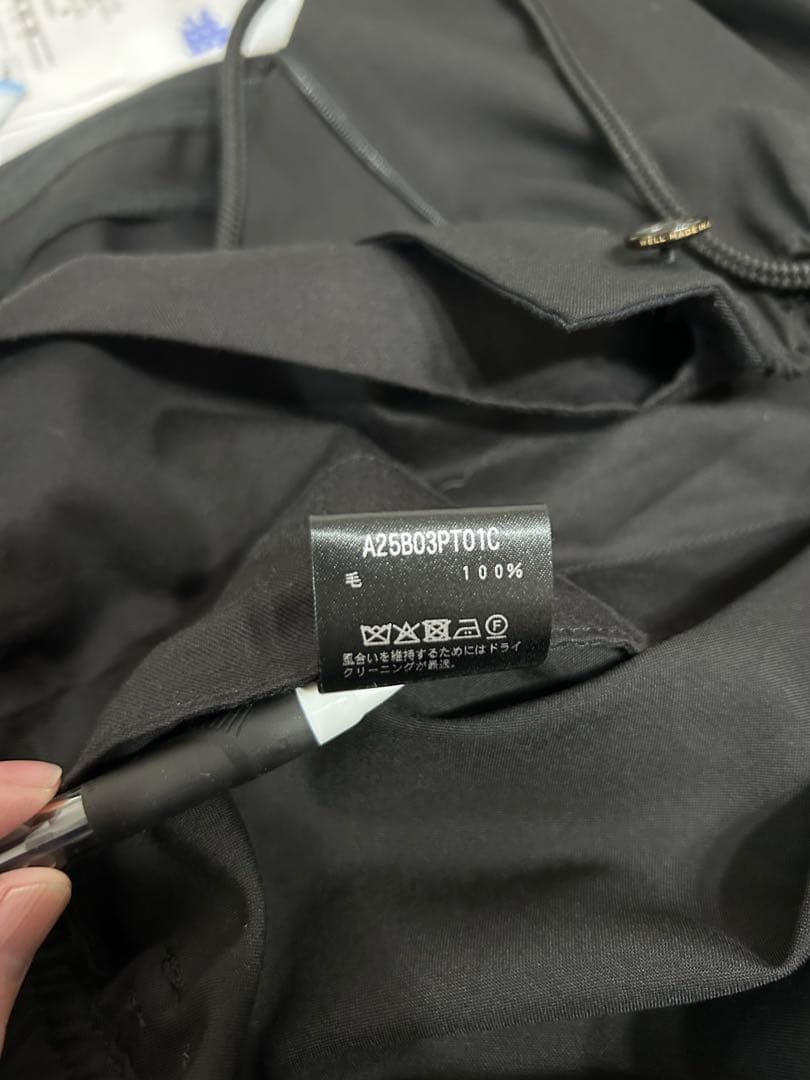 【MARKAWARE 】トリプルプリーテッド イージートラウザーズ 2 美品