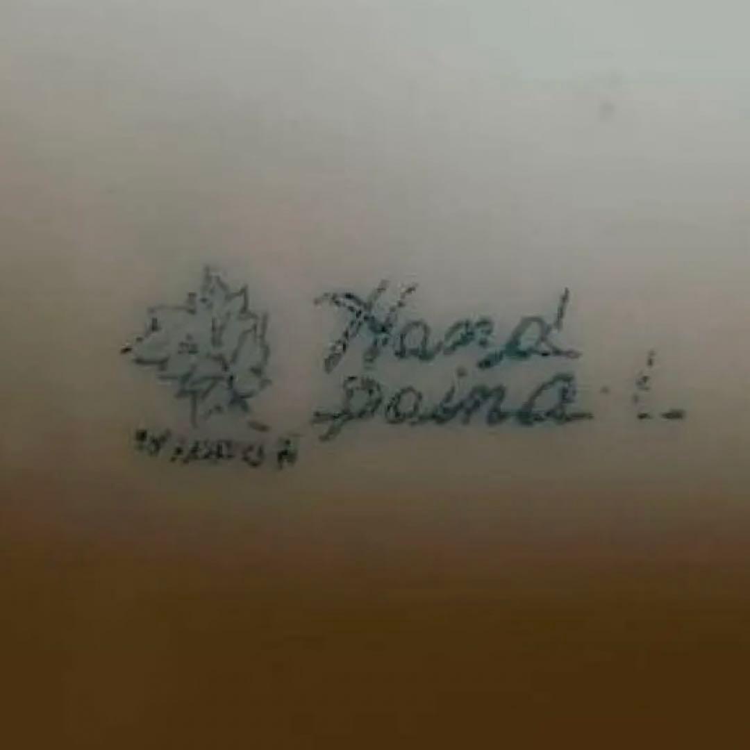 オールドノリタケ　飾り皿 金盛り　風景　メープルリーフ印　里帰り　骨董　明治