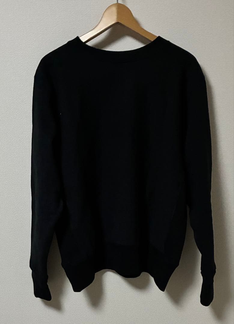 新品 /青単タグ チャンピオン リバースウィーブ USAFA /BLK/XL