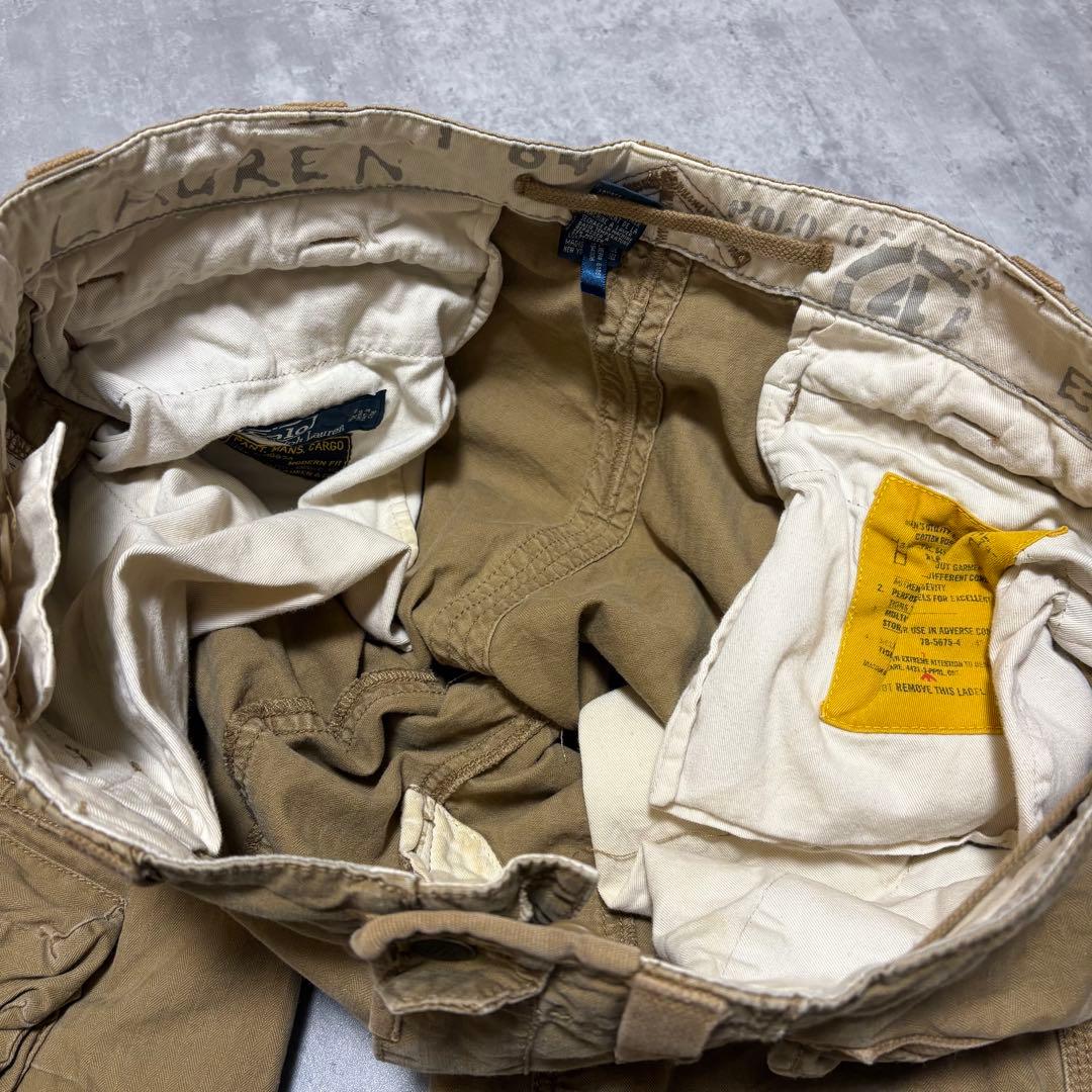 ポロバイラルフローレン　パラシュート　カーゴパンツ　ミリタリー　38×30