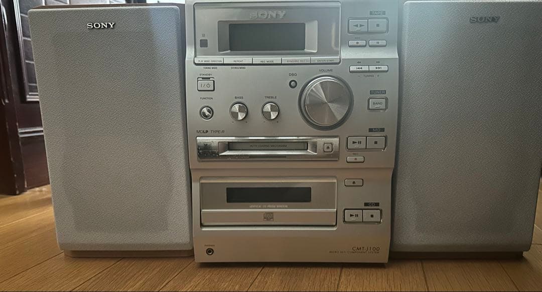 【ジャンク品】SONYソニー CD/MDコンポ CMT-J100