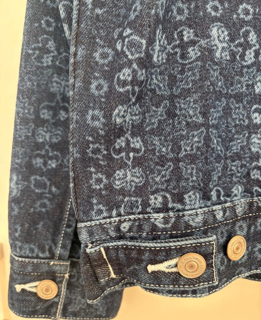 [試着のみ]ポールスミスデニムジャケットLaser EtchedDyeing S