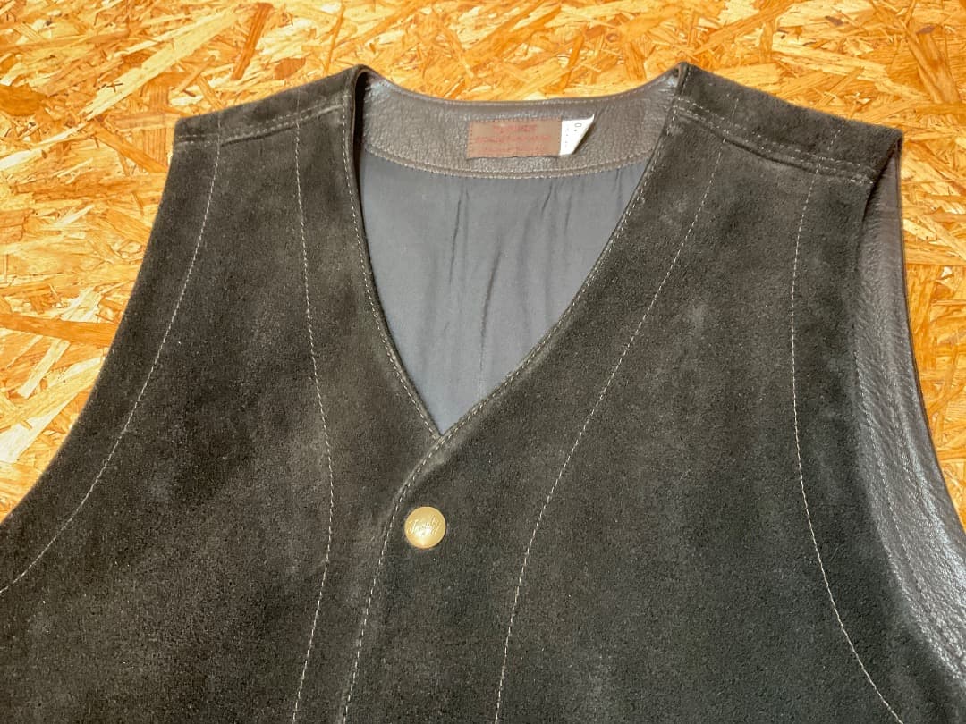 トロフィークロージング ランチャー ステアハイド スエード ベスト 40