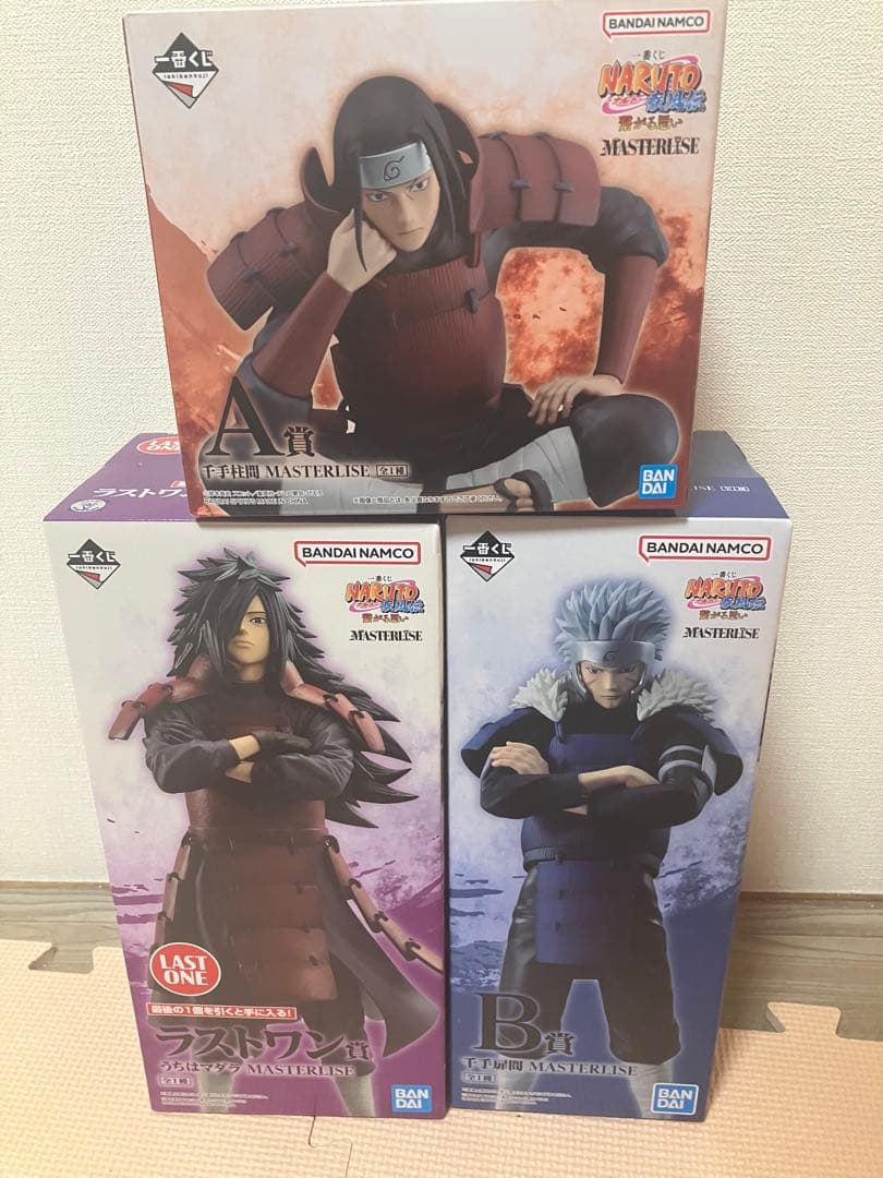 一番くじ ナルト 繋がる思い うちはマダラ　フィギュア セット