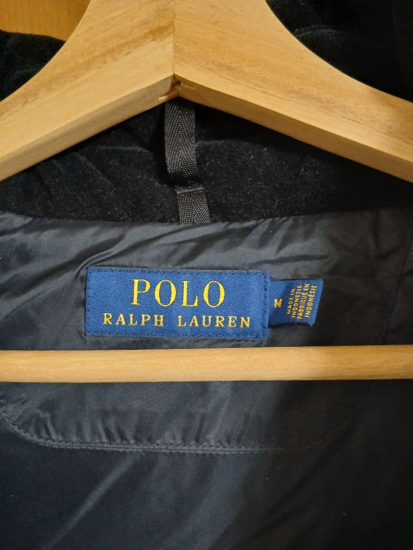 む*き様 Ralph Lauren 黒 ダウンベスト Mサイズ 美品