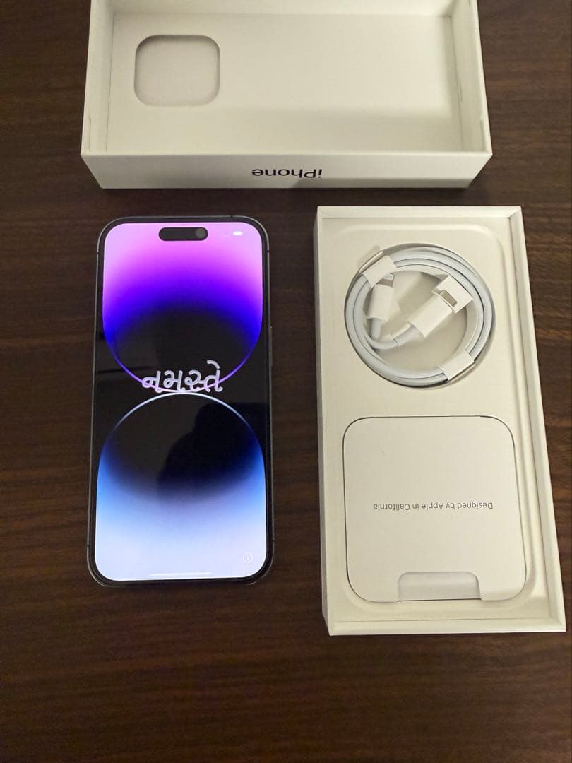 iPhone 14 Pro ディープパープル ルイ・ヴィトンケース付　256GB