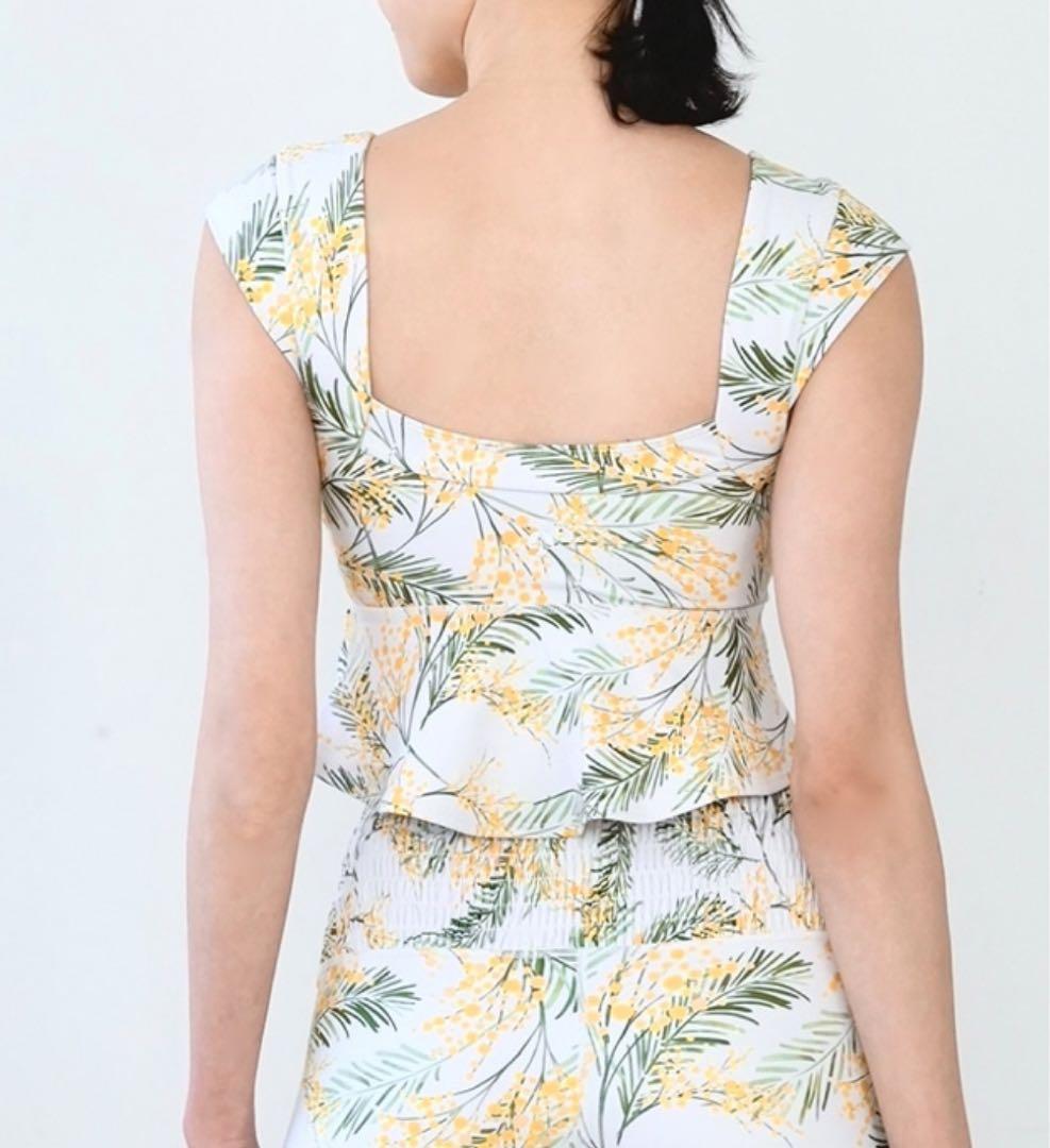 新品未使用【SUKALA】スプリングフラワーグレースブラトップ　Mサイズ　ミモザ