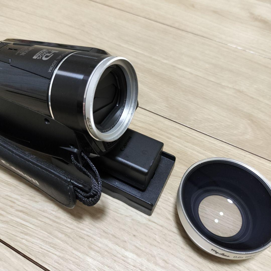 Canon iVIS M52 ビデオカメラ + ワイドコンバージョンレンズ付